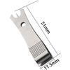 Multi-Functional Fishing Line Clipper Stainless Steel Nipper Line Cutter Mini Wire Clipper For Braid/Mono Portable Hook Scissors