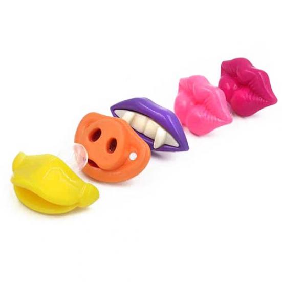 Funny Baby Infant Dummy Pacifier Silicone Smoother Nipple Teether Orthodontic