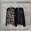 250g Vintage Camo Waffle Knit Raglan Sleeve Boxy Fit Long T-Shirt Couples