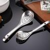 Large 201/304 Stainless Steel Slotted Spoon for Oil Draining and Sichuan Peppercorns