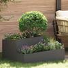 Garden Planter Black 80 X 80 X 50 Cm Cold Rolled Steel
