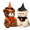Halloweenowy Duch Dynia Niedźwiedź Pluszowa Zabawka - Koszulka Dekoracja Pluszowego Niedźwiadka