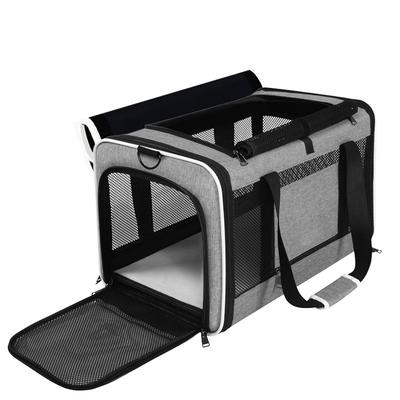 Cat Carrier Bag Soft Pet Travel Bag Portable Small Dog Puppy Car Travel Kennel Carry Case, Kitty Cage Medium Cat Under 25 Lbs
