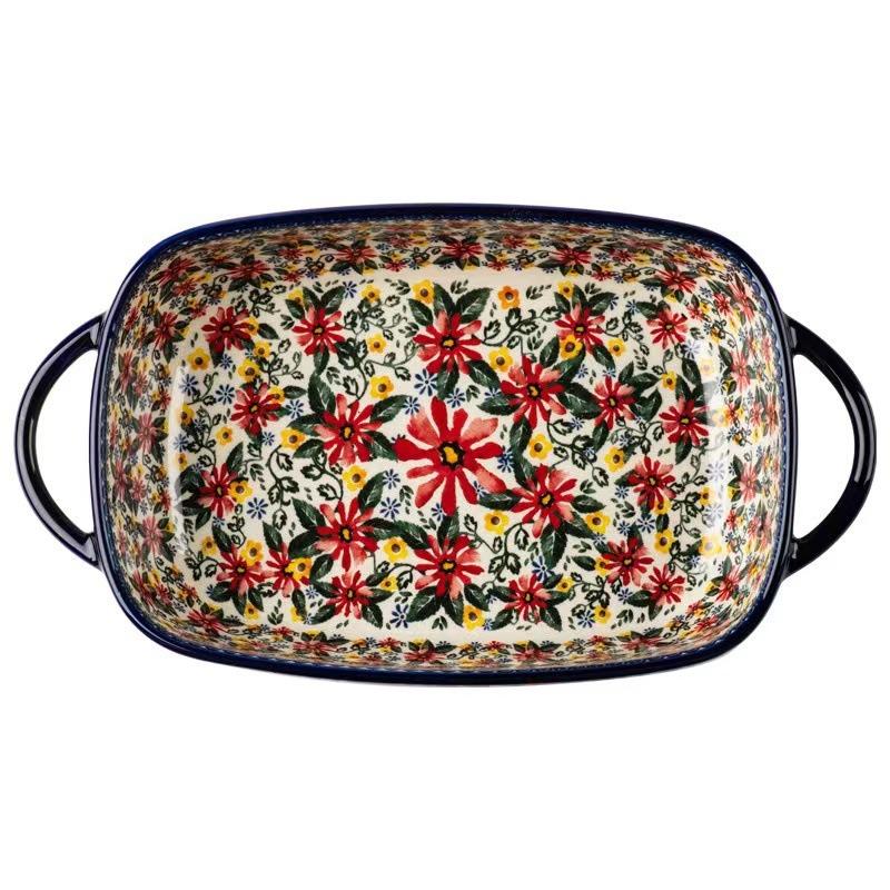 Kreative Exotische Keramik Große Backform Käse-Reis-Auflauf Haushaltsgeschirr Speziell für Binauralen Ofen