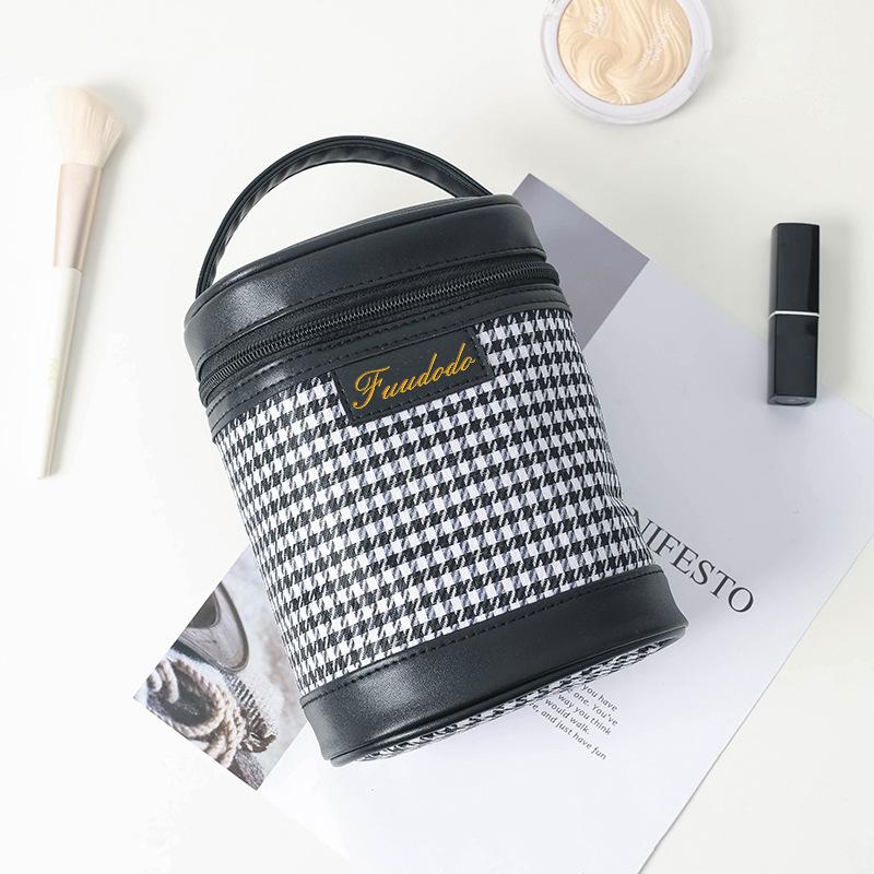 Travel Waterproof Women Makeup Outing Handbag Retro Fashion Cosmetic Storage Bag Simple Zipper Beauty Pouch Accessories