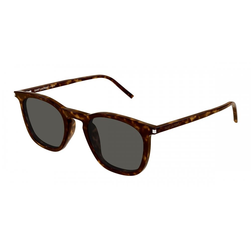 

Saint Laurent Sl 623 Asian Fit 002 Men Sunglasses Dark Tortoise/49