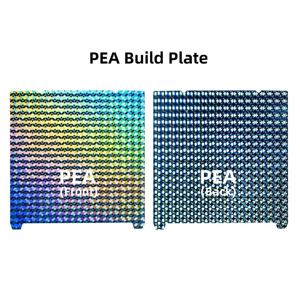 Für Ender 3 V3 SE 235x235mm Texturiertes PEI Glattes PEO PET PEF Blech Federstahl Bauplatte Für Creality K1/ Ender3 V3-SE/S1 Pro.