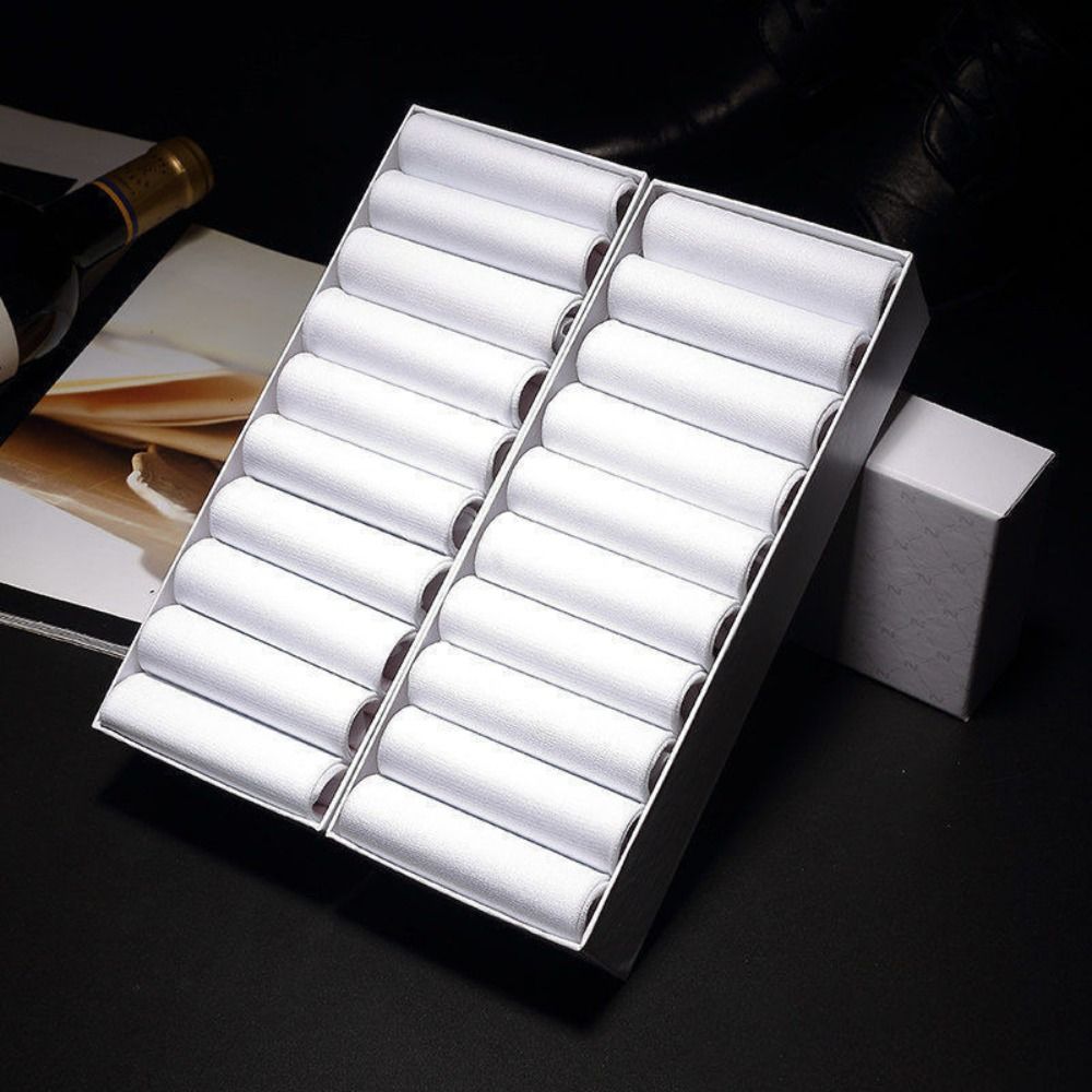 10Pair Cool Men's Thin Ice Stocks New Solid Color Viscose Business Stockings Elastic Men Stockings