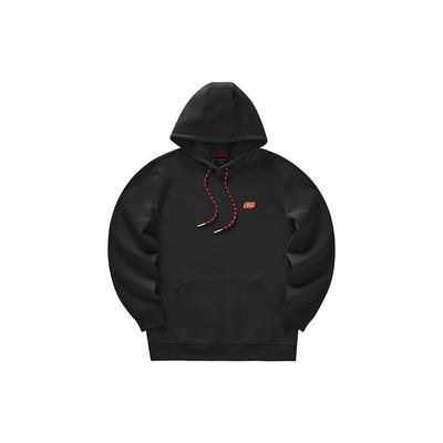 Cny Series Logo Print Hooded Long Sleeve Sweatshirt Men Sweatshirt Black L123M003-0018
