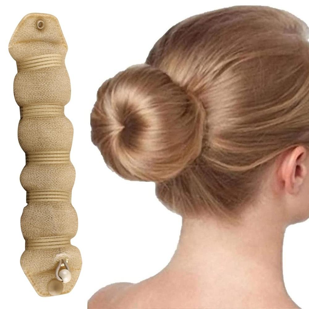 DIY Donut Hair Curler Durable Meatball head hair maker Foam Sponge Bun Shaper  Hair Styling Tools