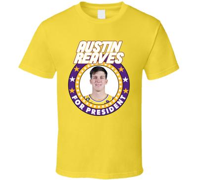 Austin Reaves For President Basketball Fan T Shirt Mens Womens Tees Top