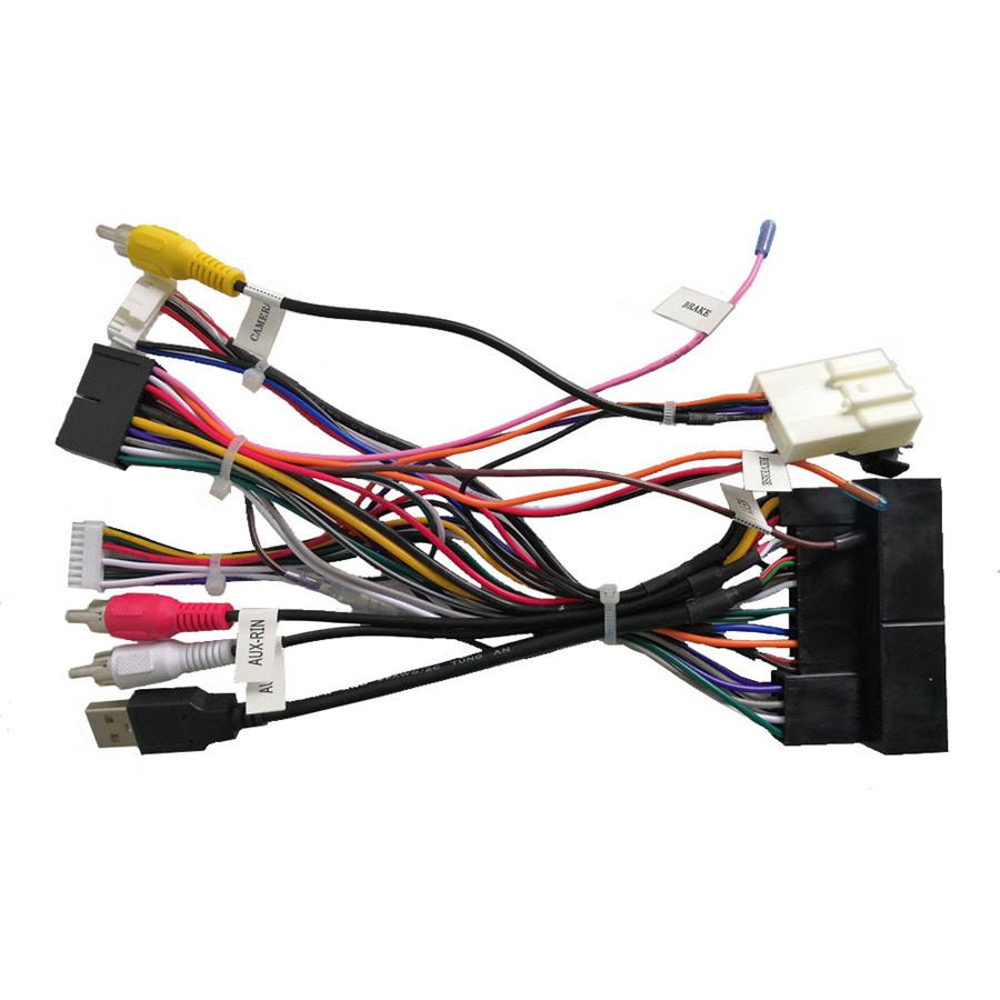 Car Stereo 20 Pin Power Adapter Wiring Harness For Kia K2 K3 K5 K7 Rio Sorents Sportage/Hyundai Ix35 H1 Santa Car Radio