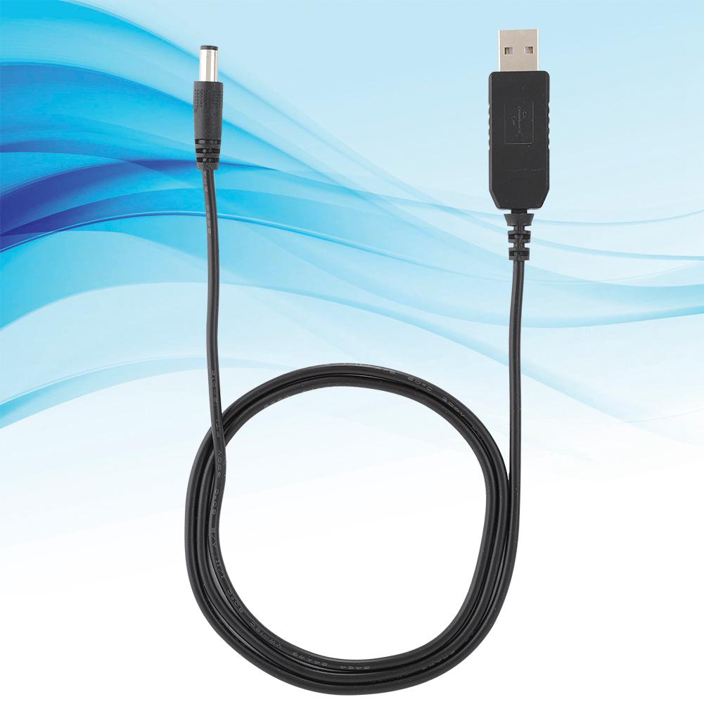 USB auf 5,5 mm x 2,1 mm Schnittstelle, 5 V auf 12 V Boost-Leitung für Schreibtischlampen, Router, Modems