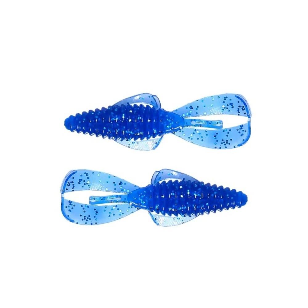 Silikon Weiche Garnelenköder 80mm Weiche Hummerwurm Köder Anglerköder Wobbler Süßwasserfischerei