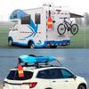 Kayak Warning Flags with Webbing Safety Tow Flags Canoes Redness Warning Flags for Kayak Towing Canoes Truck Enduring