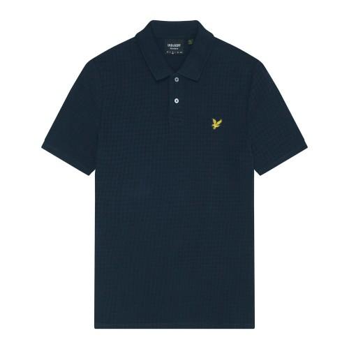 Lyle & Scott Mens Micro Argyle Polo Shirt