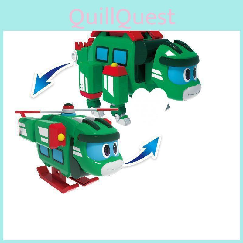 Gogo Dino Transforming Car Airplane Boat Crane Toy For Children