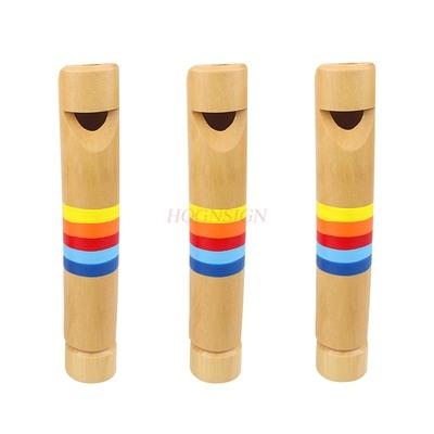 Push-Pull Flute Playing Musical Instrument Music Early Education Musical Instrument Kindergarten Children'S Wooden Flute