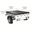 Wear Resistant Water and Windproof Trailer Cover Made from Quality 420D Fabric