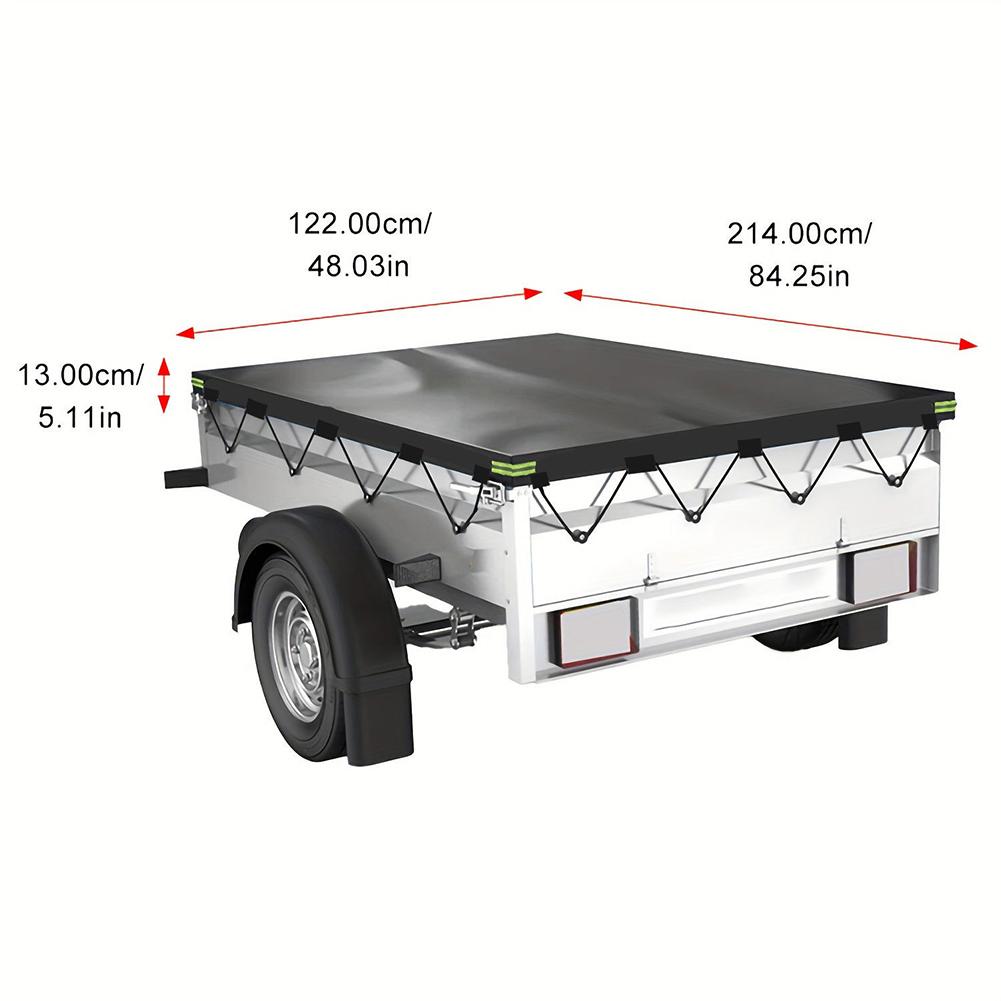 Wear Resistant Water and Windproof Trailer Cover Made from Quality 420D Fabric