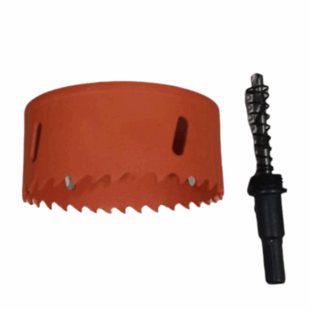 

80-100mm Size HSS Steel Hole Saw HSS Steel Wood Hole Saw Heavy Duty Hole Saw Opener Metal Cutting 80 червоний