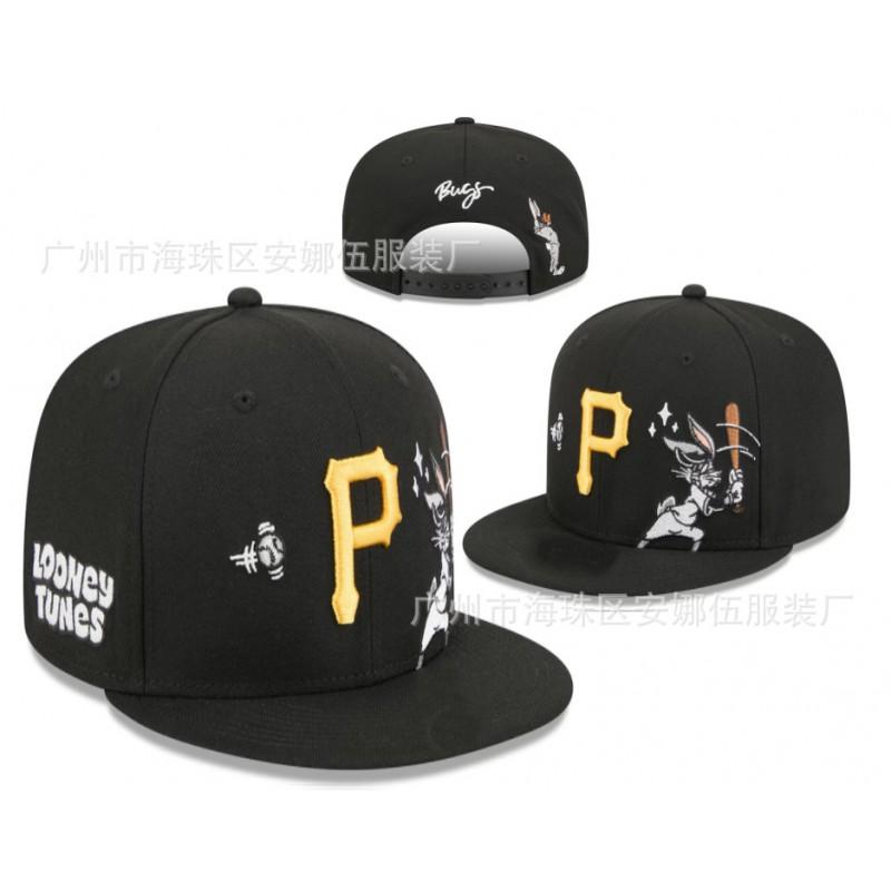 2026 Baseball Cap Men Women Embroidered Flat Brim Hip Hop Pirates Team Sports Hat