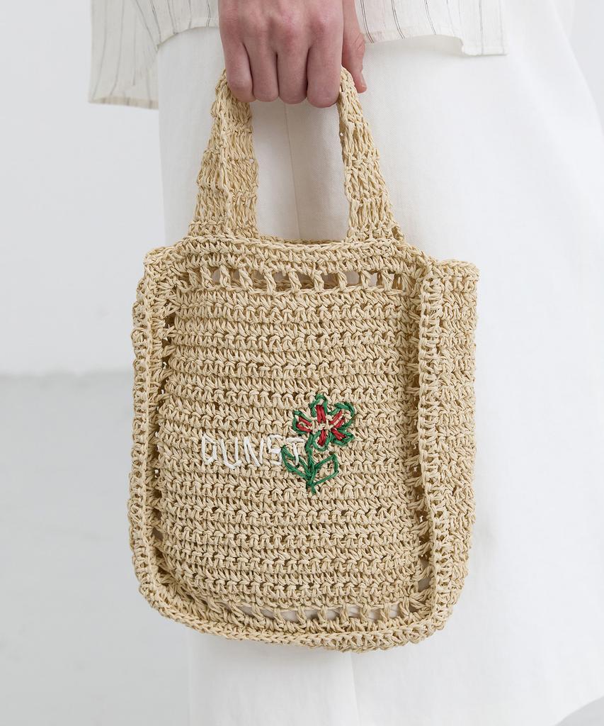 Dunst Hand Drawing Bloom Mini Bag_Udba5E216_Natural Cream