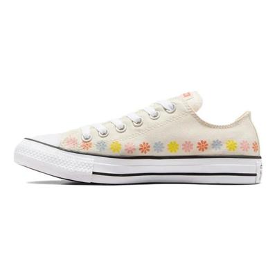 Chuck Taylor All Star Schlicht Bequem Vielseitig Lässig Langlebig Atmungsaktiv Low-Top Canvas Schuhe Damen Sneaker Beige A08107C