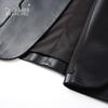 MushiLang Men's First-Layer Sheepskin Leather Blazer