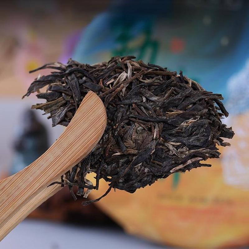 357g Top Pu-erh Shengcha Menghai Qizi Puerh Rohteekuchen Yunnan Pu'er Grüner Tee