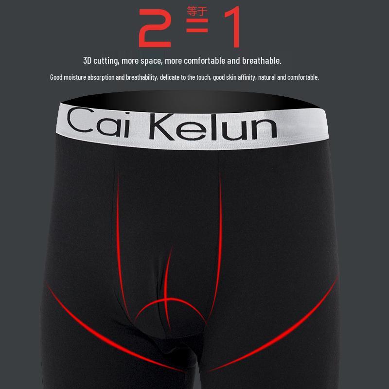 Herren Übergröße Thermofleecegefütterte Wollleggings für den Winter - Enganliegend, Verdickt und Warm