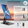 Folding Phone Holder Desktop Magnetic Phone Stand 360° Rotation Desktop Cell Phone Stand For iPhone 16 15 14 13 12 Pro Max Mount