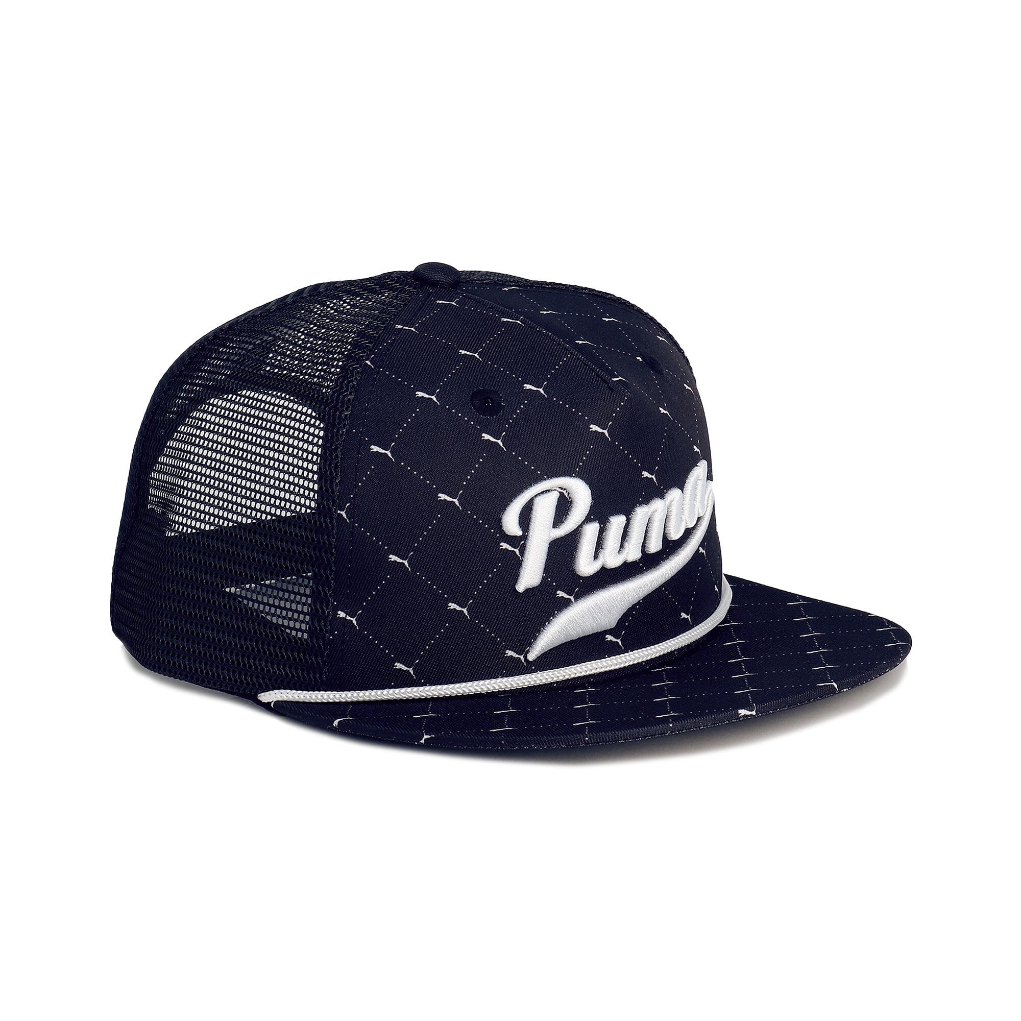 

PUMA CAT Argyle Trucker Golf Deep Navy Men s Cap,