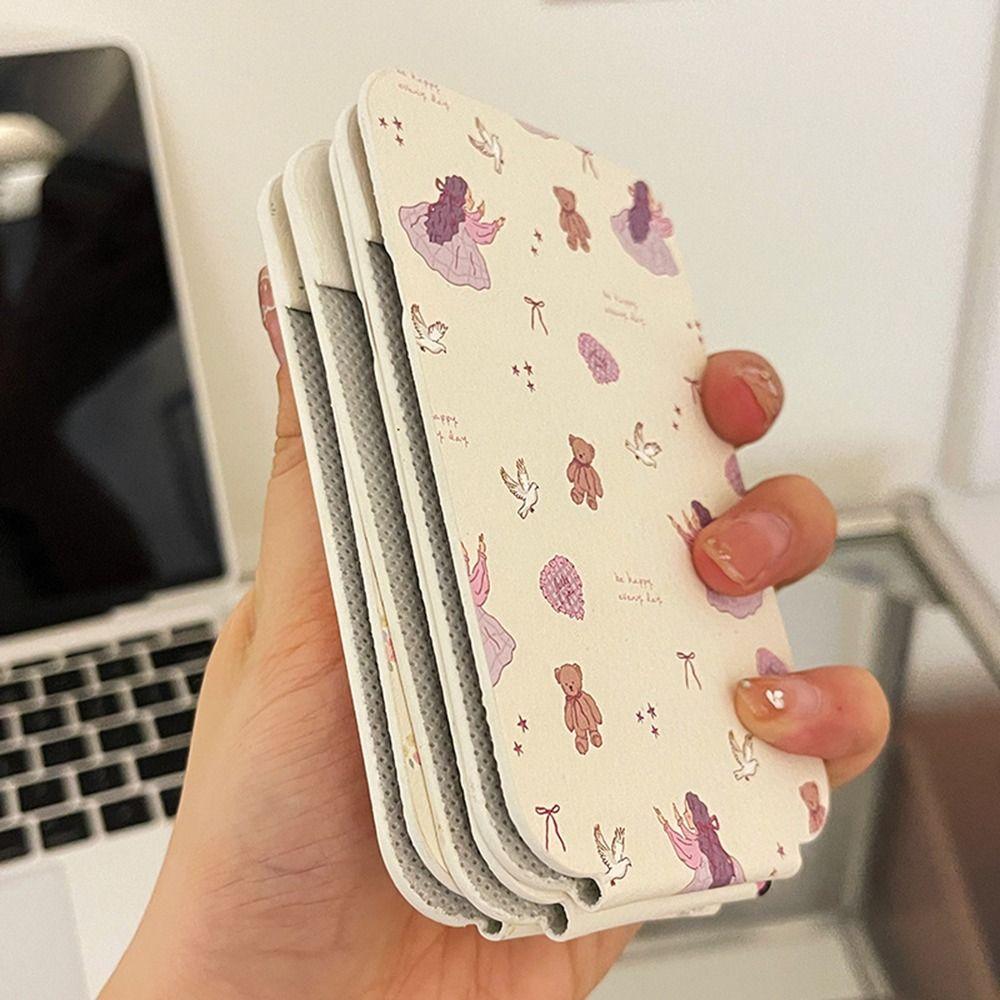 HD Beauty Ręczne Lustro Mini Lustro do Makijażu Urocze Lustra do Makijażu dla Uczennic