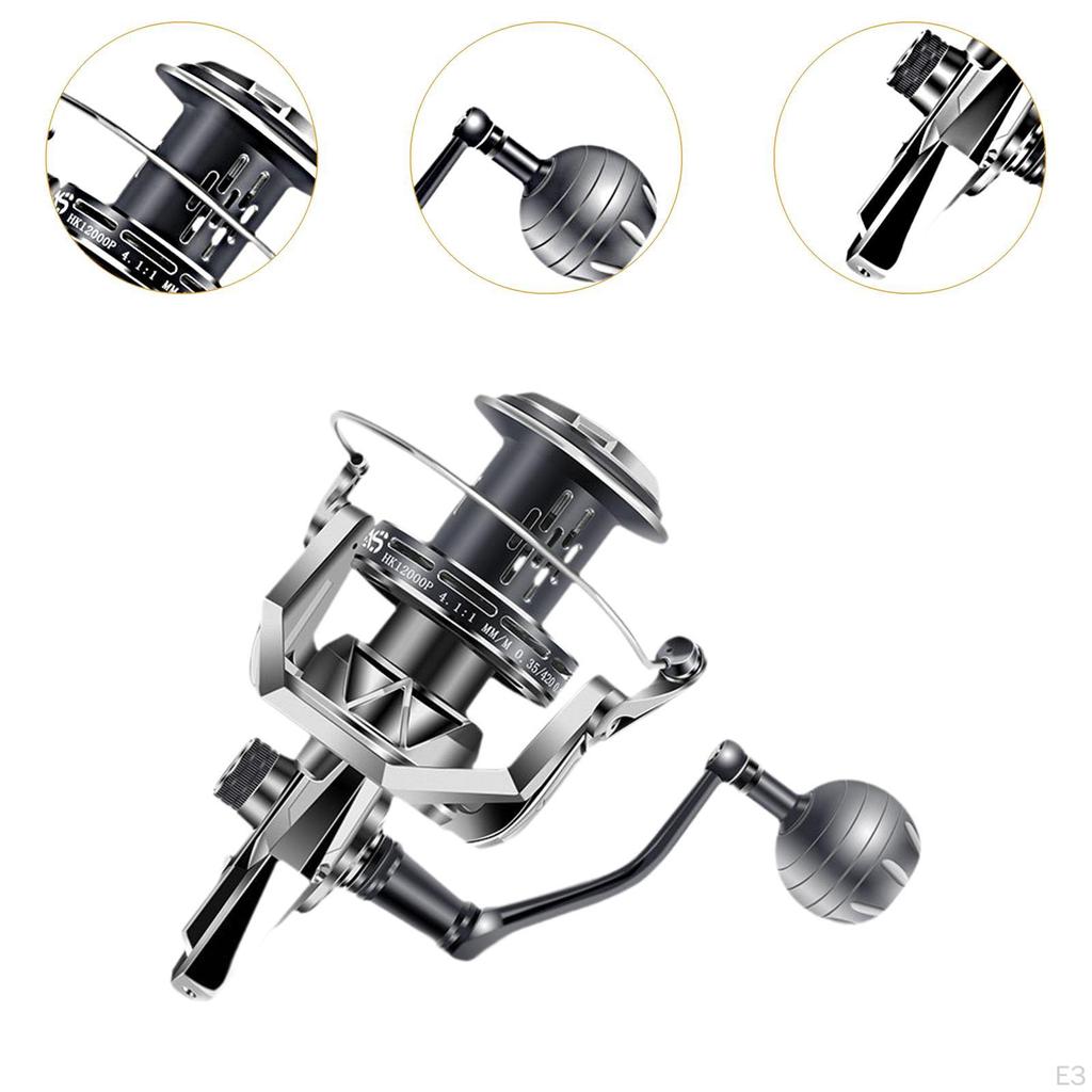 Fishing Reel Baitcasting Easily To Use Portable Accessories Smooth Powerful Comfortable