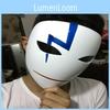 Premium Qualität Dunkler als Schwarz Hei Li Shenshun Maske für stilvolles Halloween Cosplay