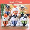 Adorable Plush Firefighter Bunny Keychain Cute Stuffed Animal Bag Accessory