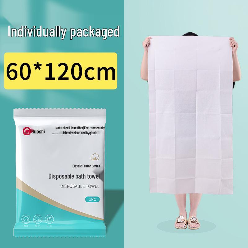 Individually Packaged Disposable Oversized Bath Towel Set for Travel and Beauty Salons