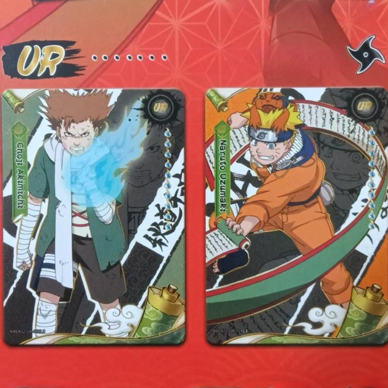 Naruto Soldier Chapter 9 Collectible Card Cartoon Uzumaki Naruto Card English Version Full Box Anime Merchandise Trendy Toys