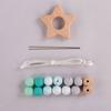 DIY Teething Ring Kit - Star - Mint