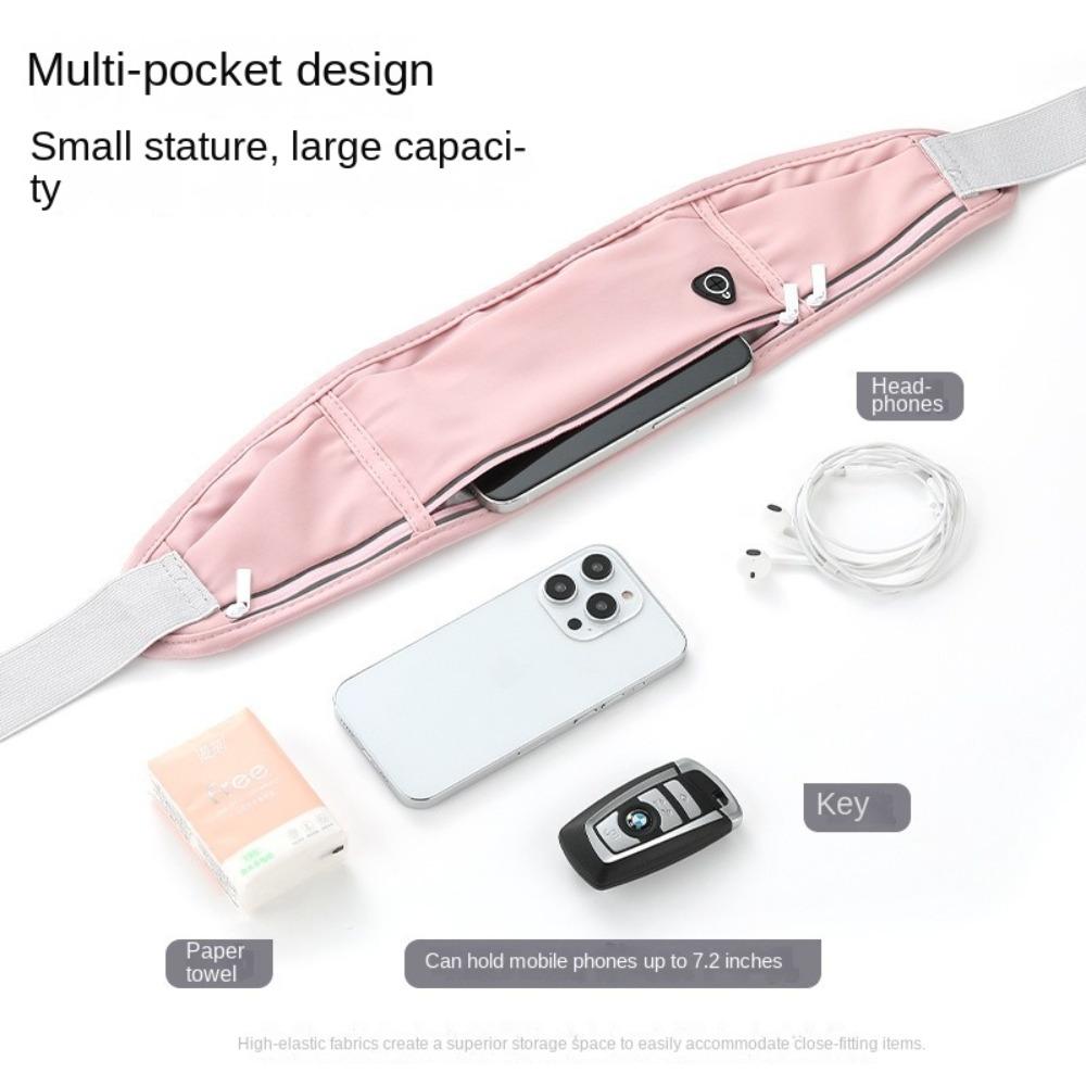 Waterproof Running Waist Bag Breathable Waist Pack Multi-function Sports Belt Bag Gym Cycling