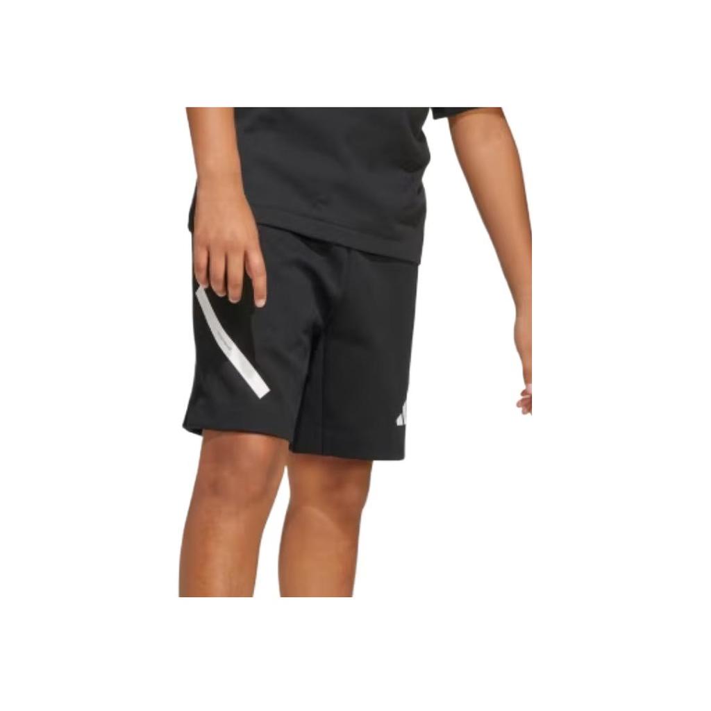 adidas Stylish Simple Comfortable Shorts Kids Shorts Black White JD0010