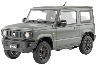 Aoshima Bunka Kyozaisha Rakupla Snap Car Series JB64 Jimny 2018 Jungle Green Plastic Modelo 1/24 No.03-JG Codificado por cores (Carro)