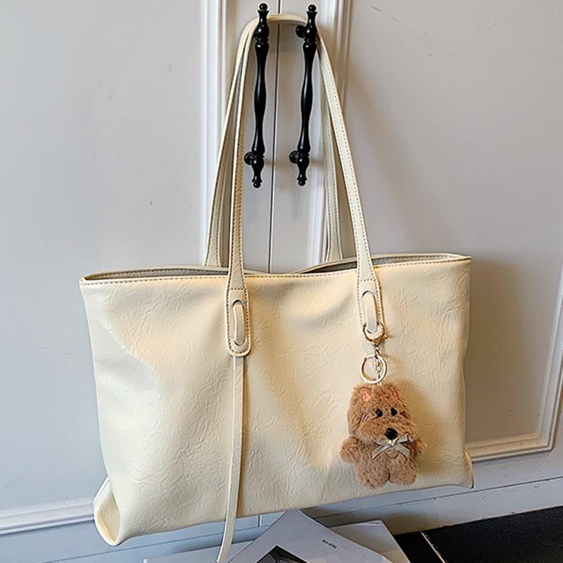 Large-capacity commuter tote bag, summer new fashion trendy temperament shoulder bag, high-value underarm bag