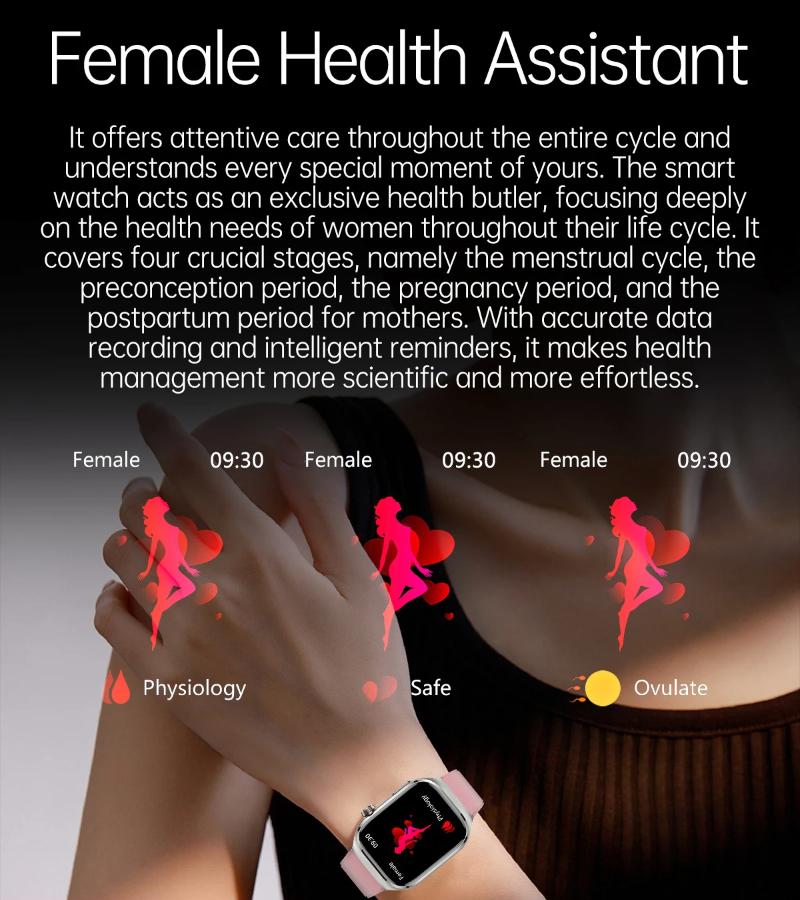 2025 New Uric Acid Blood Lipids Smart Watch Men ECG+PPG Blood Pressure Blood Oxygen Bluetooth Call Health Smartwatchs for IOS Android