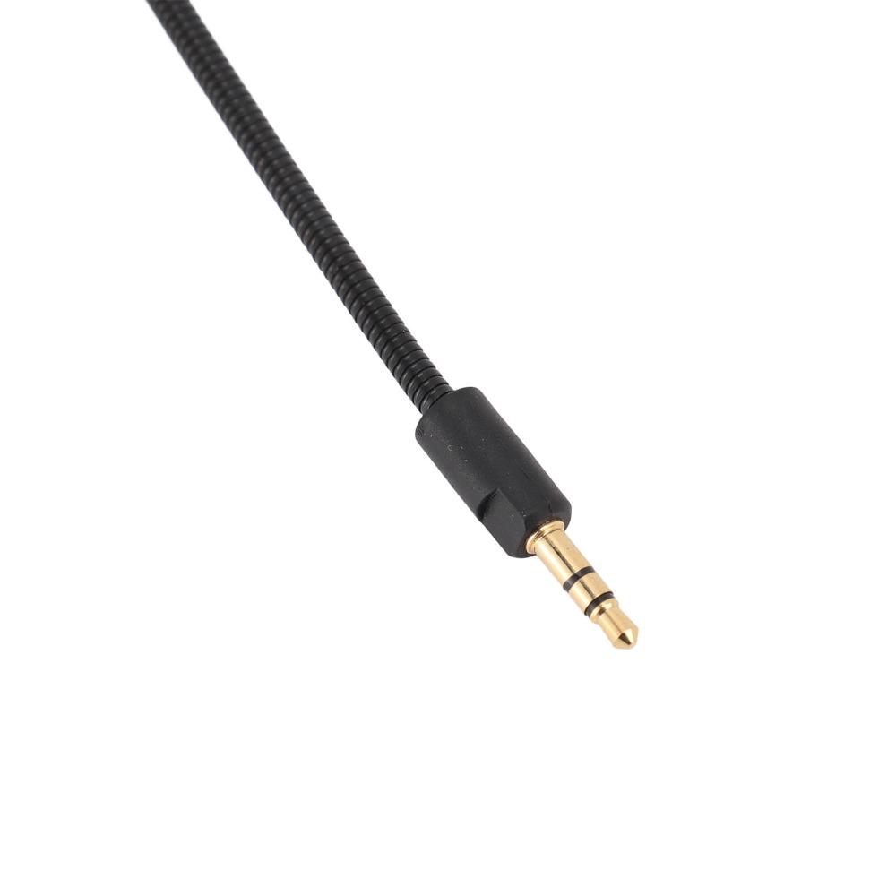 Professional Gaming Headset Microphone Plug and Play 3.5mm Jack Flexible Mic Replacement Mic for Razer Barracuda X