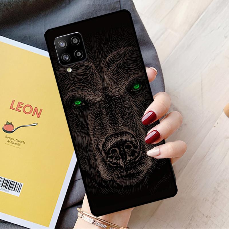 Cute Grizzly Bear For Samsung Galaxy A16 A26 A54 A34 A14 A22 A32 A52 A55 A35 A15 A53 A13 A05 A06 A36 A56 Case