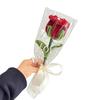 Finished Pipe Cleaner Artificial Rose Handmade Preserved Fake Flower Plush Twist Stick Floral Decoration Wedding Anniversary Mother's Day Birthday