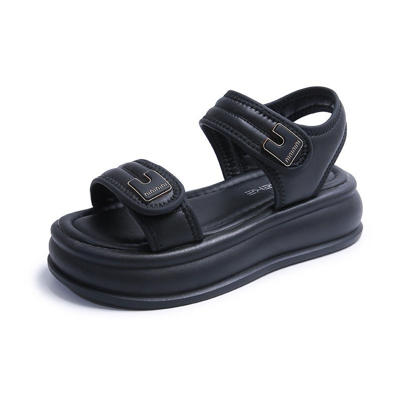 Student sports sandals women's summer 2025 new versatile thick-soled soft-soled outer wear casual fashion beach sandals women