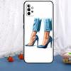 Fashion High Heels For Samsung Galaxy A15 A55 A35 A53 A33 A13 A36 A56 A26 A16 A22 A32 A52 A54 A34 A05 A06 Case